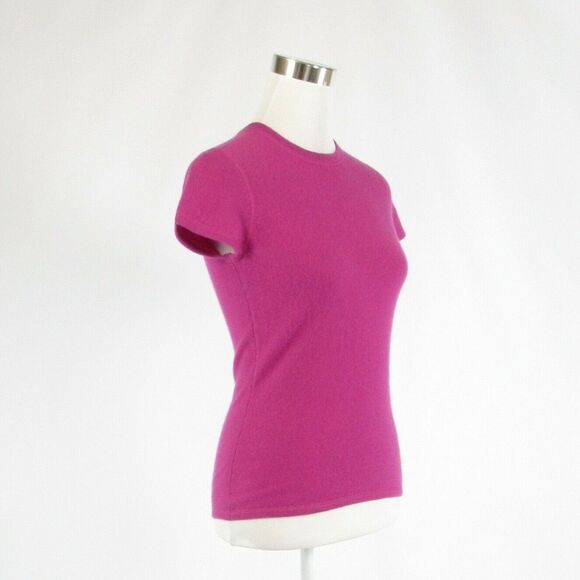 Henri Bendel fuchsia pink sweater S - Picture 3 of 8